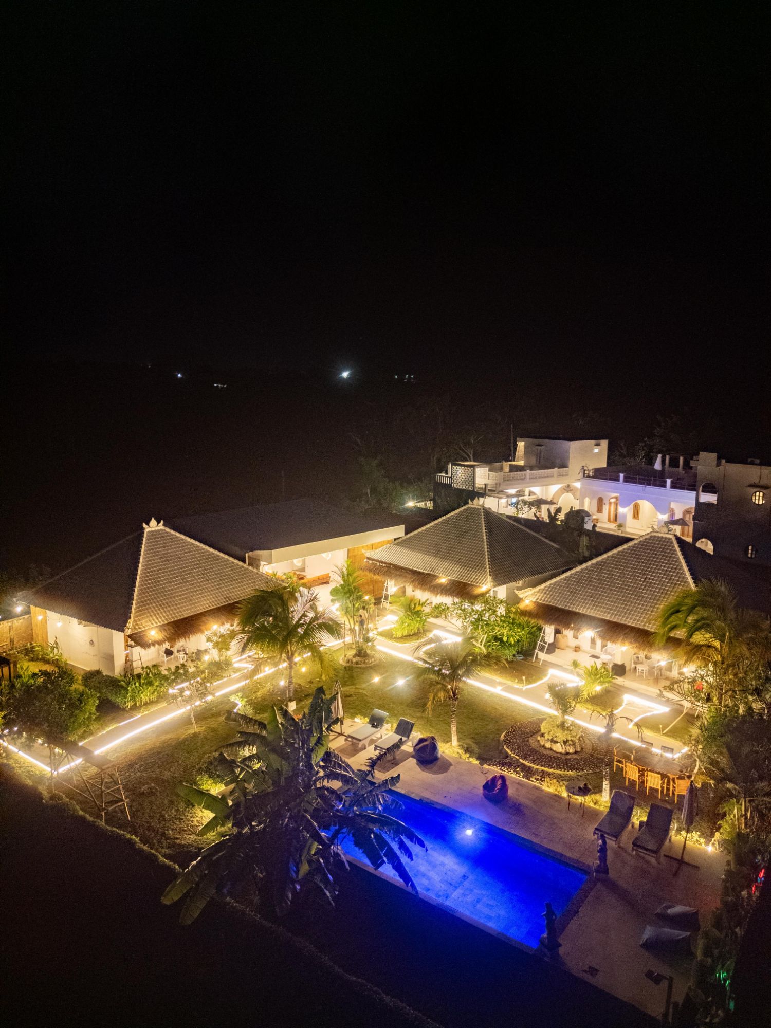 Sukacita aerial night